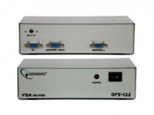 Разветвитель VGA GEMBIRD 1комп.-2 монитора (GVS-122)